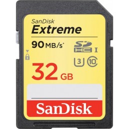 SANDISK SDSDXVE-032G-GNCIN 32GB EXTREME SDHC UHS-I U3 CLASS 10