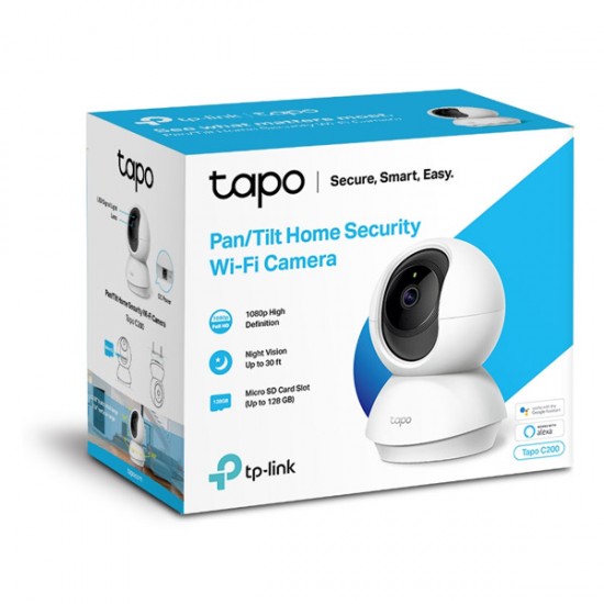 TP-LINK TAPO C200 PAN/TILT HOME SECURITY WI-FI FULL HD 1080P CAMERA