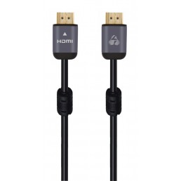 POWERTECH καλώδιο HDMI 2.0 CAB-H096 prime, 4k 3D, Copper, μαύρο, 3m