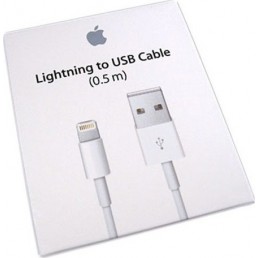 APPLE USB 2.0 TO LIGHTNING ME291ZM/A USB ΦΟΡΤΙΣΗΣ-DATA 0.5m WHITE PACKING OR