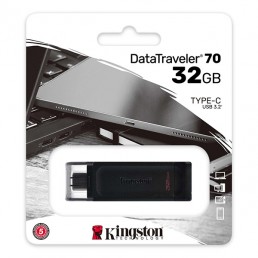 KINGSTON DT70/32GB DATATRAVELER 70 32GB USB 3.2 TYPE-C FLASH DRIVE