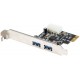 LANBERG PCI EXPRESS X1 CARD->2X USB-A 3.1 GEN1 LOW PROFILE
