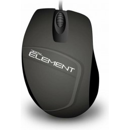 Element MS-30 Ενσύρματο Ποντίκι Μαύρο
