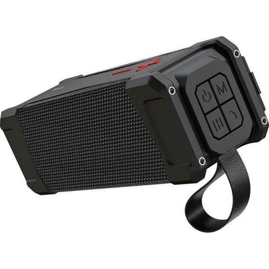 Hoco HC6 Magic Sports Ηχείο Bluetooth 10W με Ραδιόφωνο και Διάρκεια Μπαταρίας έως 6 ώρες Μαύρο