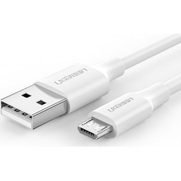 UGREEN US289 CHARGING CABLE MICRO WHITE 2M 60143 2A