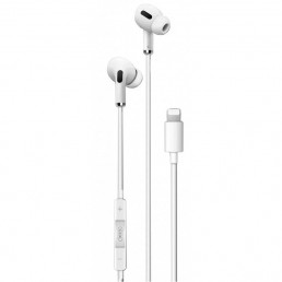XO EP24 In-Ear Handsfree Ακουστικά Bluetooth Μusic με Βύσμα Lightning Λευκό