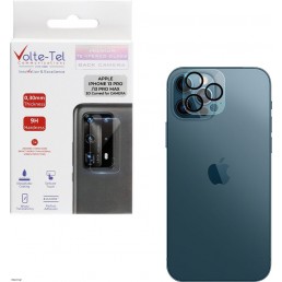 VOLTE-TEL CAMERA GLASS COVER IPHONE 13 PRO 6.1"/IPHONE 13 PRO MAX 6.7" 9H 0.30MM 3D ALUMINIUM-ELECTROPLATING FRAME SILVER
