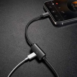 Καλωδιο φορτισης Baseus Cable Music series Audio για iPhone 2A 1m Μαυρο (CALYU-01)