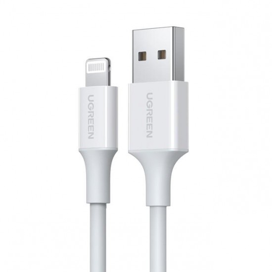 Ugreen US155 USB to Lightning Cable 1m 20728 Λευκό
