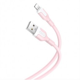 XO NB212 USB to Lightning Cable 1m Ροζ