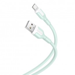 XO NB212 USB 2.0 TO USB-C Cable 1m Πράσινο