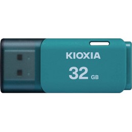KIOXIA LU202L032GG4 TRANSMEMORY HAYABUSA U202 32GB USB2.0 FLASH DRIVE AQUA