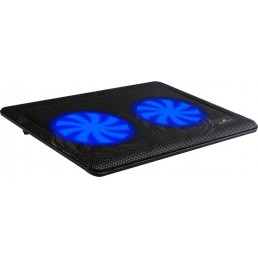 Powertech Cooling Pad για Laptop έως 15.6" με 2 Ανεμιστήρες και Φωτισμό
