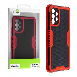 LIME ΘΗΚΗ SAMSUNG A32 4G A325 6.4" ARMADILLO FULL CAMERA PROTECTION RED